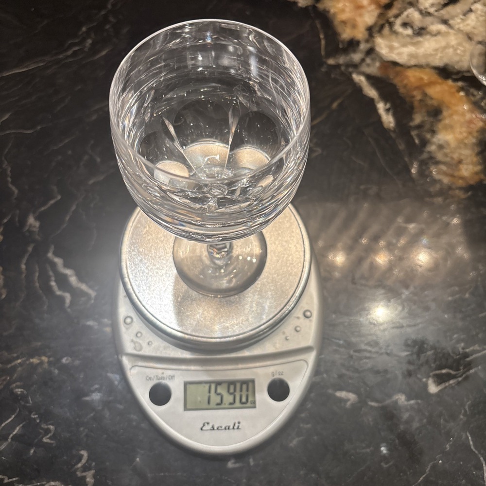 Atlantis Evora Cut Crystal 9 oz. Water Glasses Goblets - Set Of 10 - Picture 8 of 8